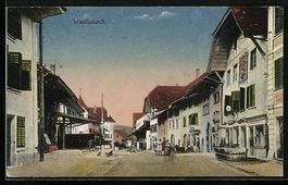 Wiedlisbach, Strassenpartie mit Wohngeb
