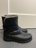 Panama Jack Stiefel gefüttert Leder schwarz gebraucht