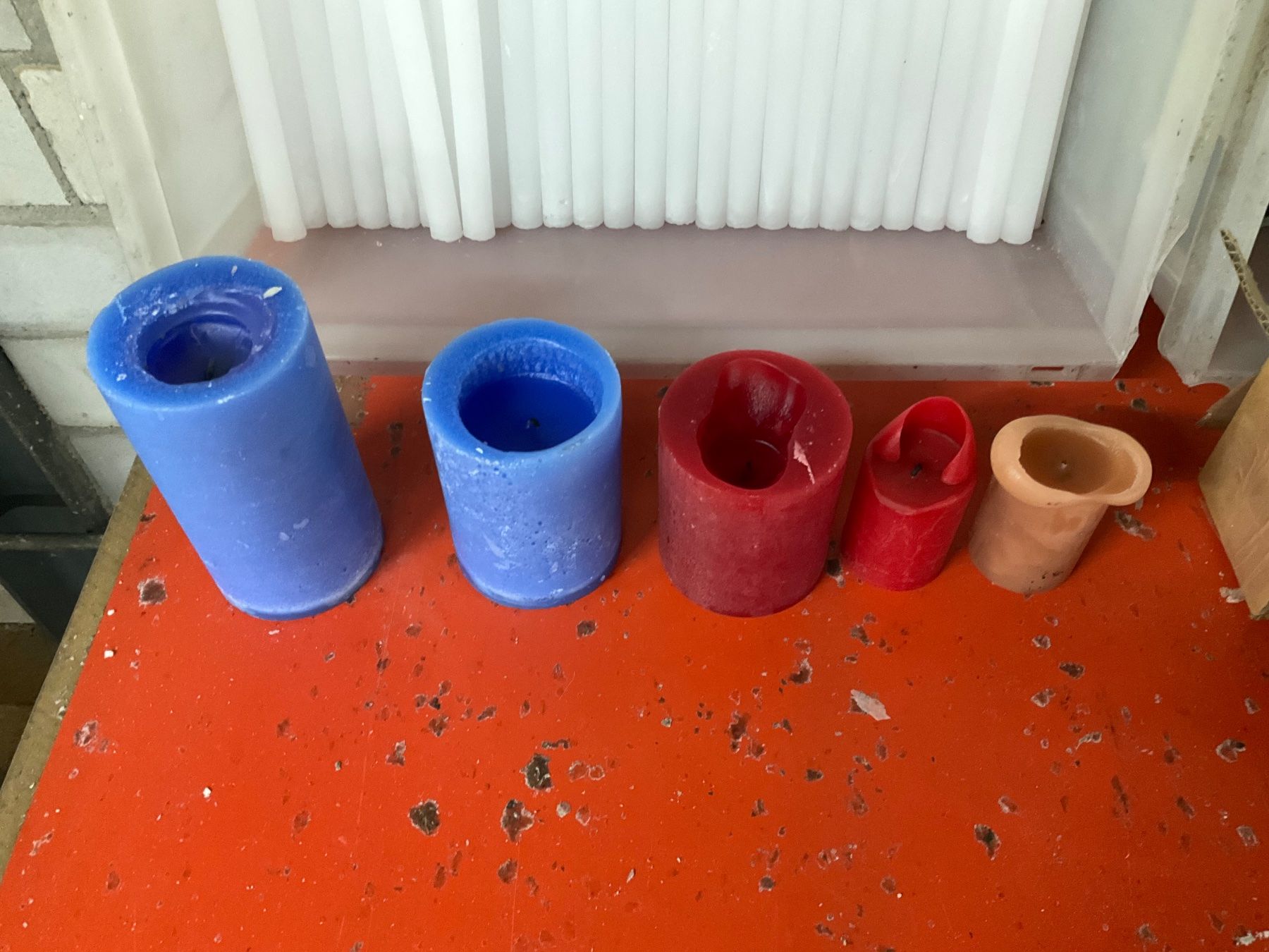 Kerzen: 371 Posten Raureifkerzen aus Liquidation – Gebraucht aus Derendingen von Meisterstuecke 3