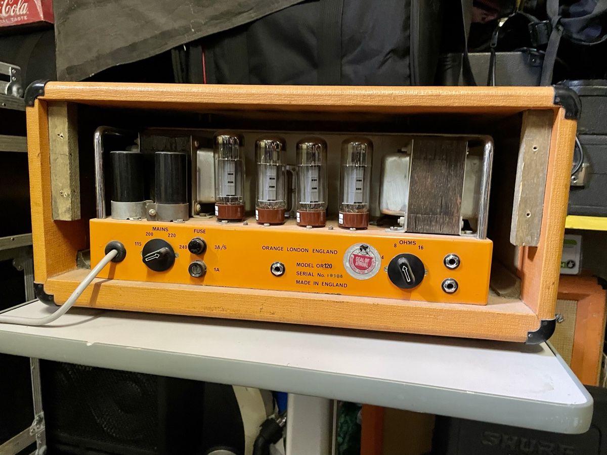 Amplificatori: 1973 Orange OR120 Vintage – Usato da Kriens venduto da glucifer 2