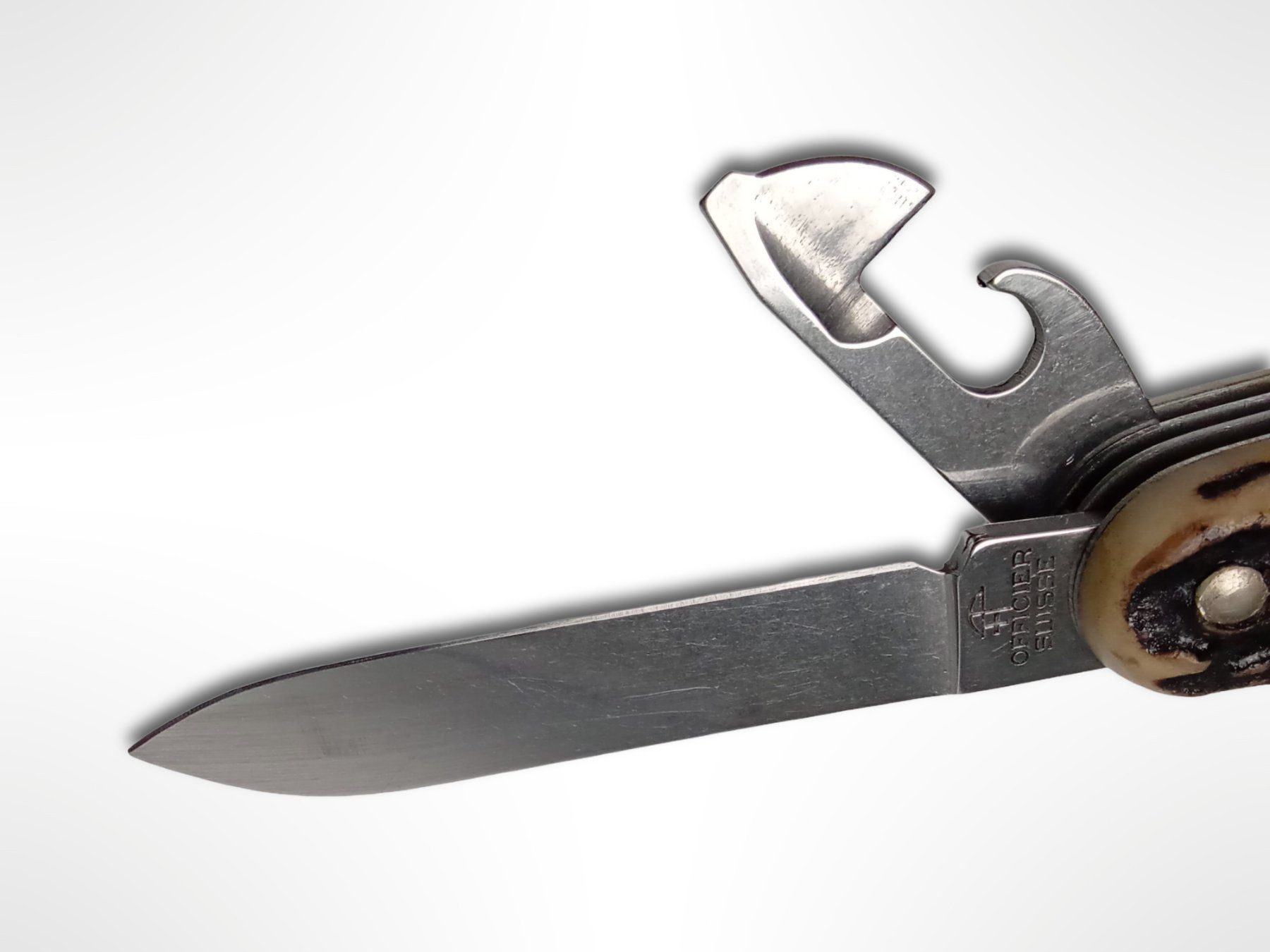 Victorinox Coltelli tascabile: Victorinox Hirschhorn Taschenmesser ''Camper'' – Usato da Suhr venduto da Restwert_Suhr 6