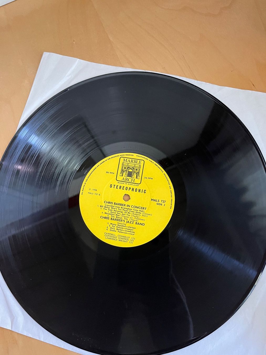 Schallplatten: Chris Barber in Concert, Schallplatte – Gebraucht aus Rüdlingen von Timber_11 3