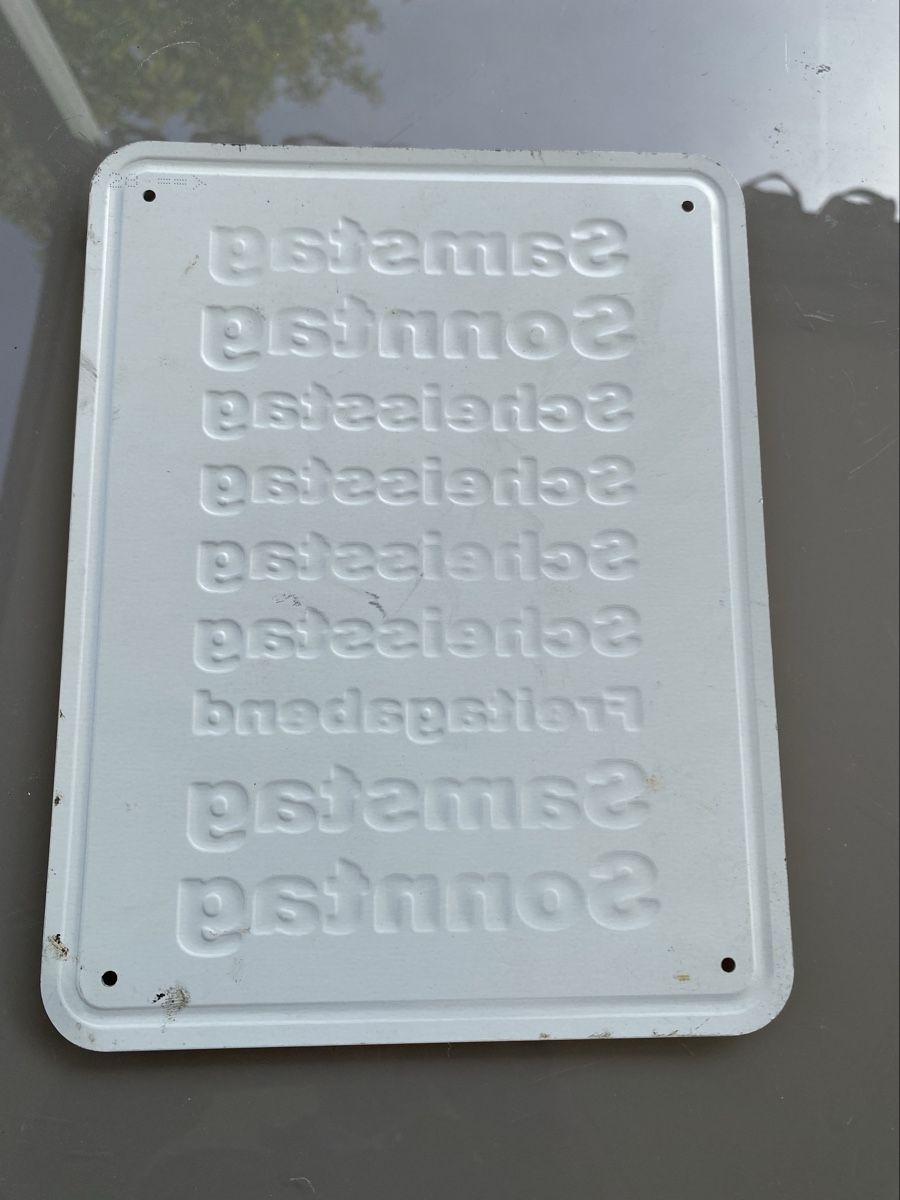 Ecriteaux: Schild – D'occasion à Seuzach par M.Govori 1
