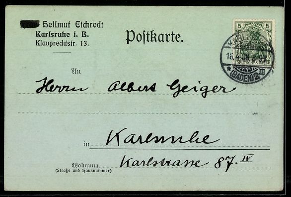 Cartoline postali: Handgemalt sign. Hellmut Eichrodt: Karls – Usato da Berlin venduto da bartko-reher 1