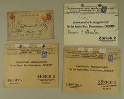 RUSSLAND, 8 ÄLTERE BRIEFE/KARTEN