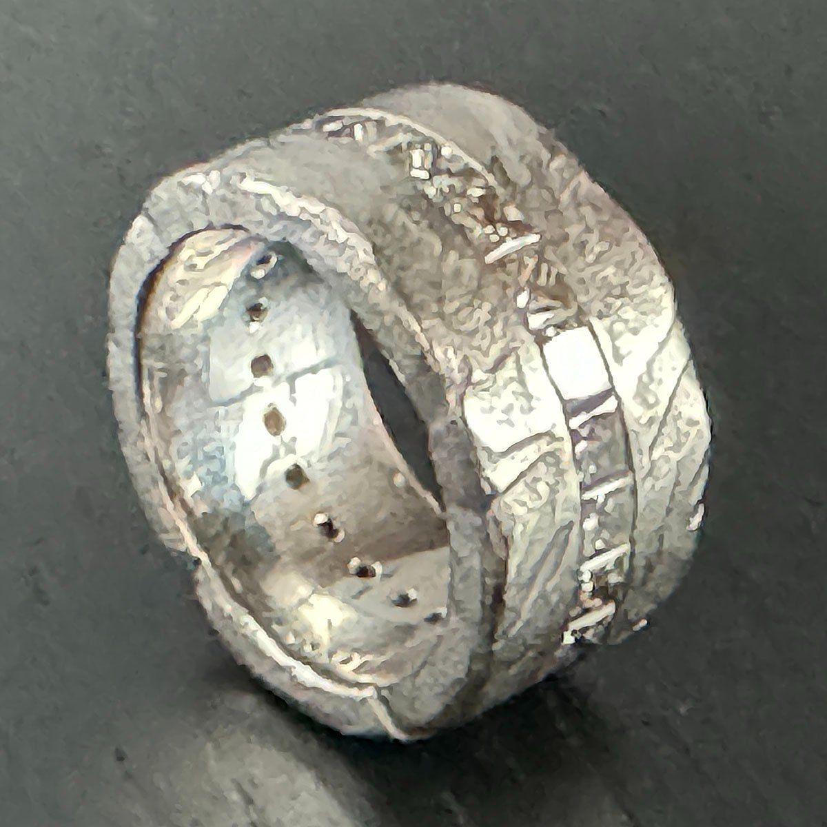 Anelli: Ring, Weissgold, Diamanten – Usato da Bern venduto da Funkykingdom 3