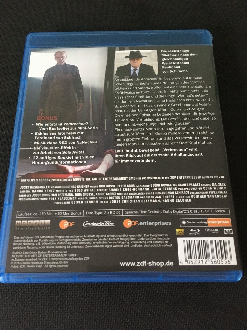 Alle DVDs: Ferdinand von Schirach - Verbrechen [Blu-ray] – Gebraucht aus St.Gallen von MedienJoe 1