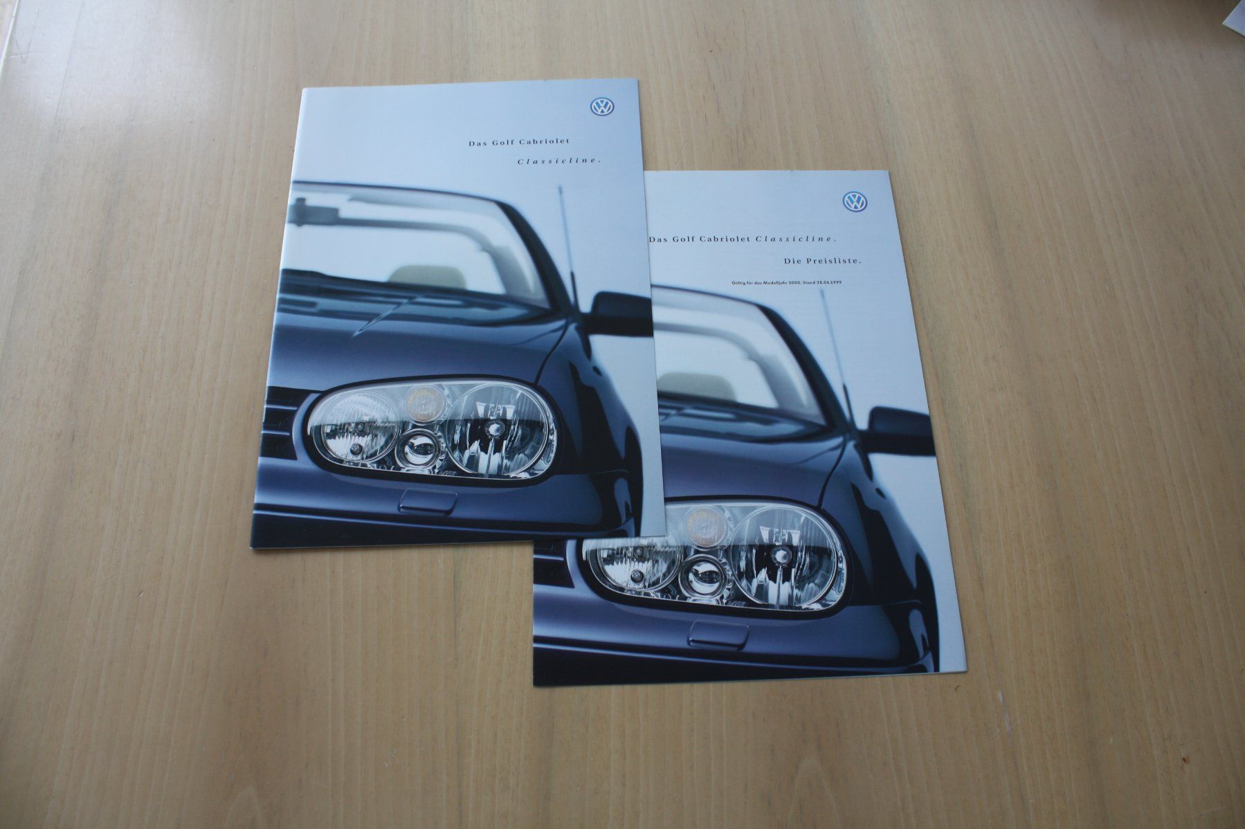 VW Documenti: VW Golf Cabriolet Classicline Prospekt 5/1999 – Usato da Wikon venduto da erwin400
