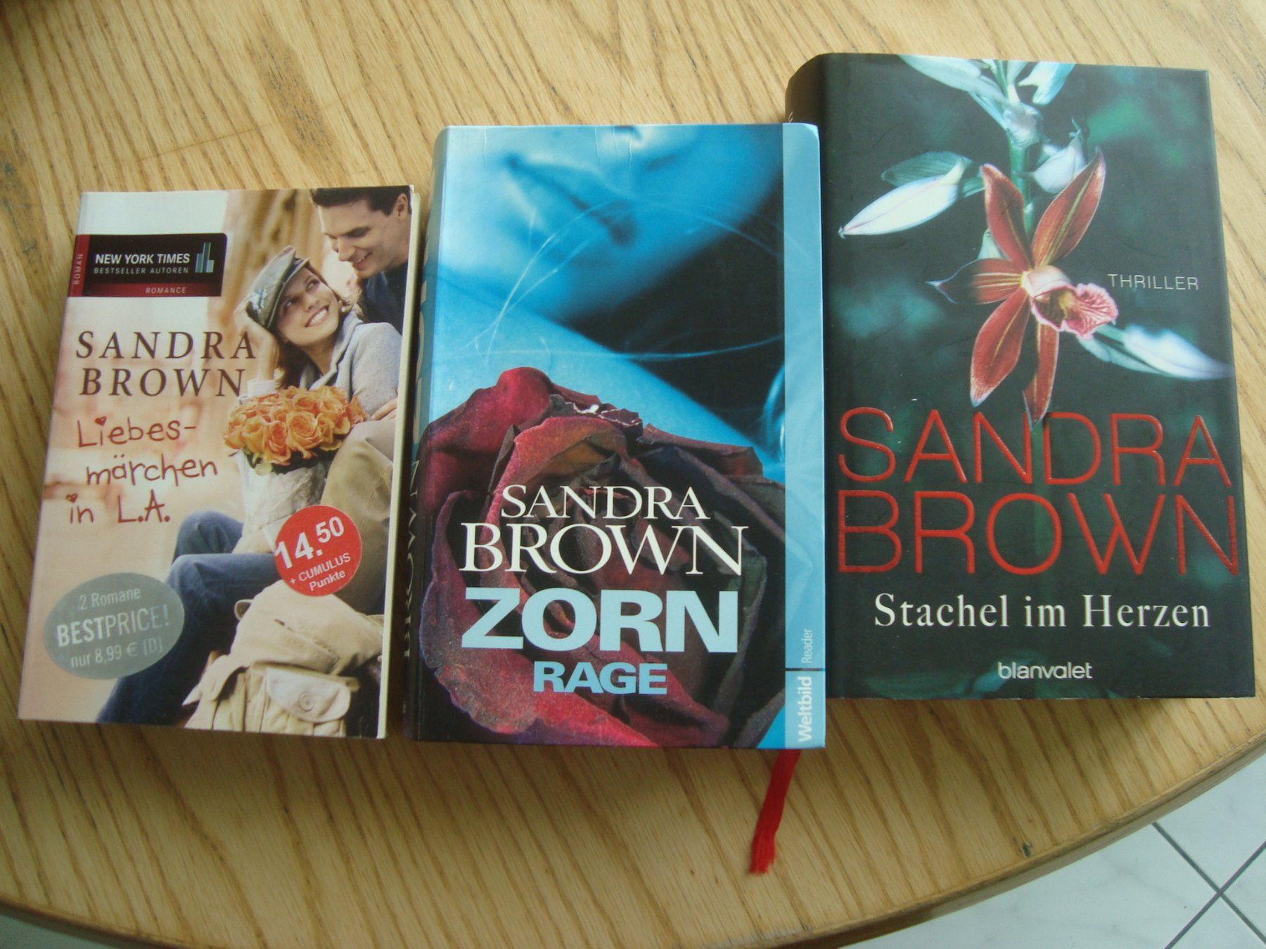 Bücher: Sandra Brown (3 Bücher) – Gebraucht aus Aesch LU von wysshan