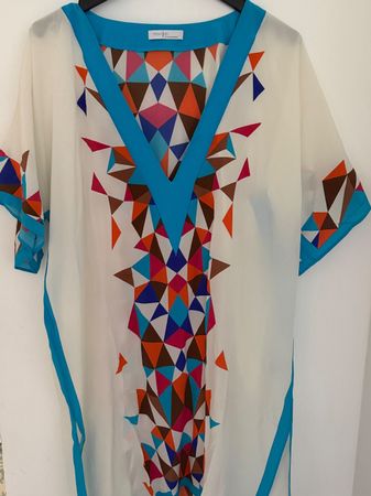 Mourjjan of Switzerland Seide Kleid Tunika Strandkleid