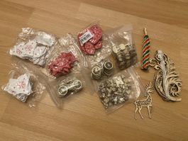 Weihnachtsdeko Holzdeko Basteln Weihnachten Anhänger DIY Set