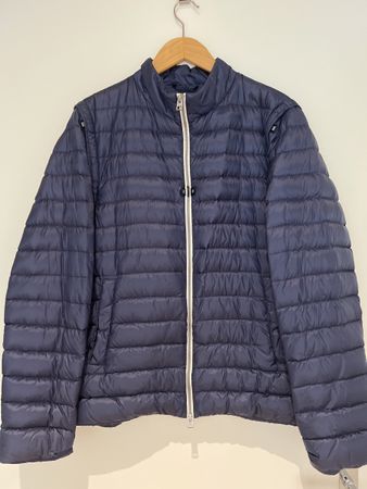 Daunenjacke Herno, Gr 52, mit heraustrennbaren Ärmeln
