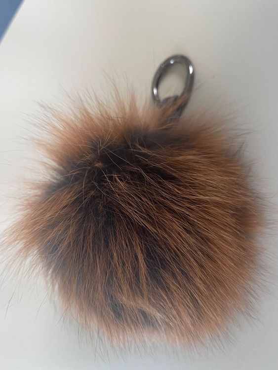 20 Stück Bommel Schlüsselanhänger - Mehrfarbige Plüsch Pompons Mit Ring, 8cm Durchmesser