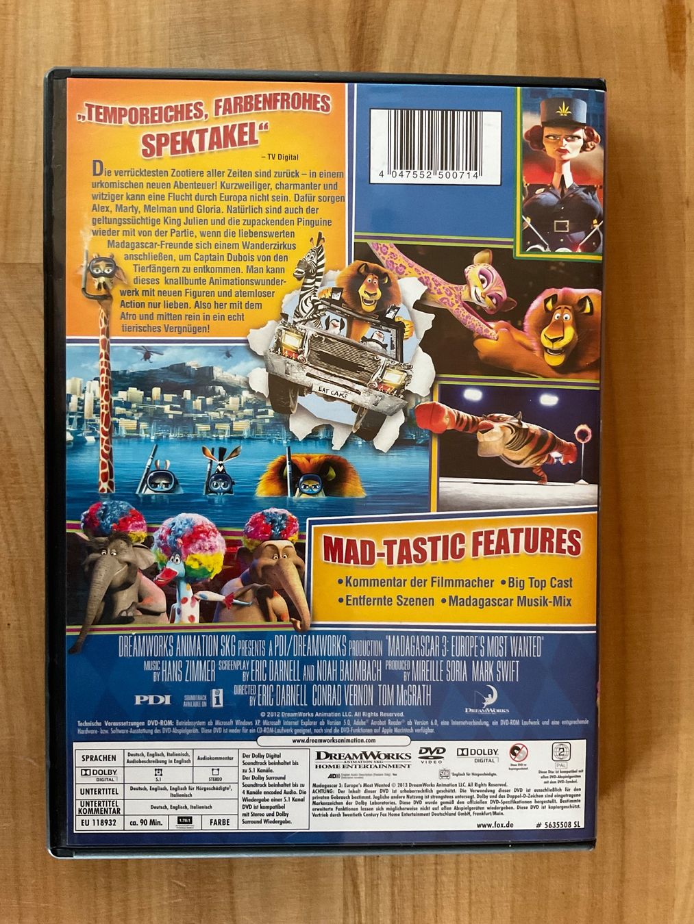 Tutti i DVDs: DVD Madagascar 3 – Usato da Rümlang venduto da Sambas19 1