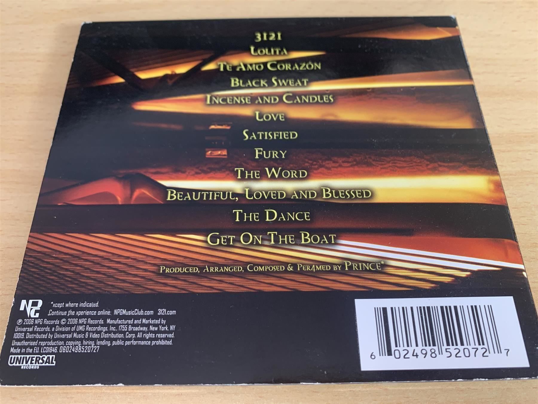 CD: Prince – 3121 – Usato da Rikon im Tösstal venduto da Alpenmutz 1
