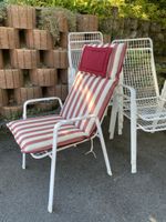 6 Gartenstühle inkl. 6 Kissen (waschbar)