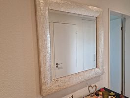 Wandspiegel Quadratisch mit Facettenschliff