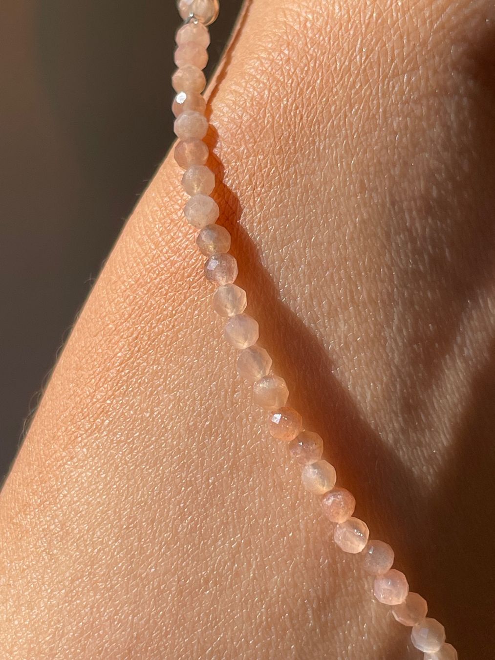Catenine: S925 Natürlicher Edelstein Kette Sonnenstein – Nuovo e nell'imballaggio originale da Schiers venduto da sisikristall 5