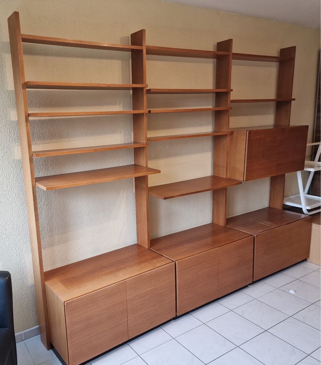 Scaffali: Vintage Bücherregal / Wohnzimmerwand – Usato da Zürich venduto da Vintage-1993