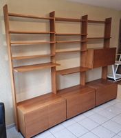 Vintage Bücherregal / Wohnzimmerwand