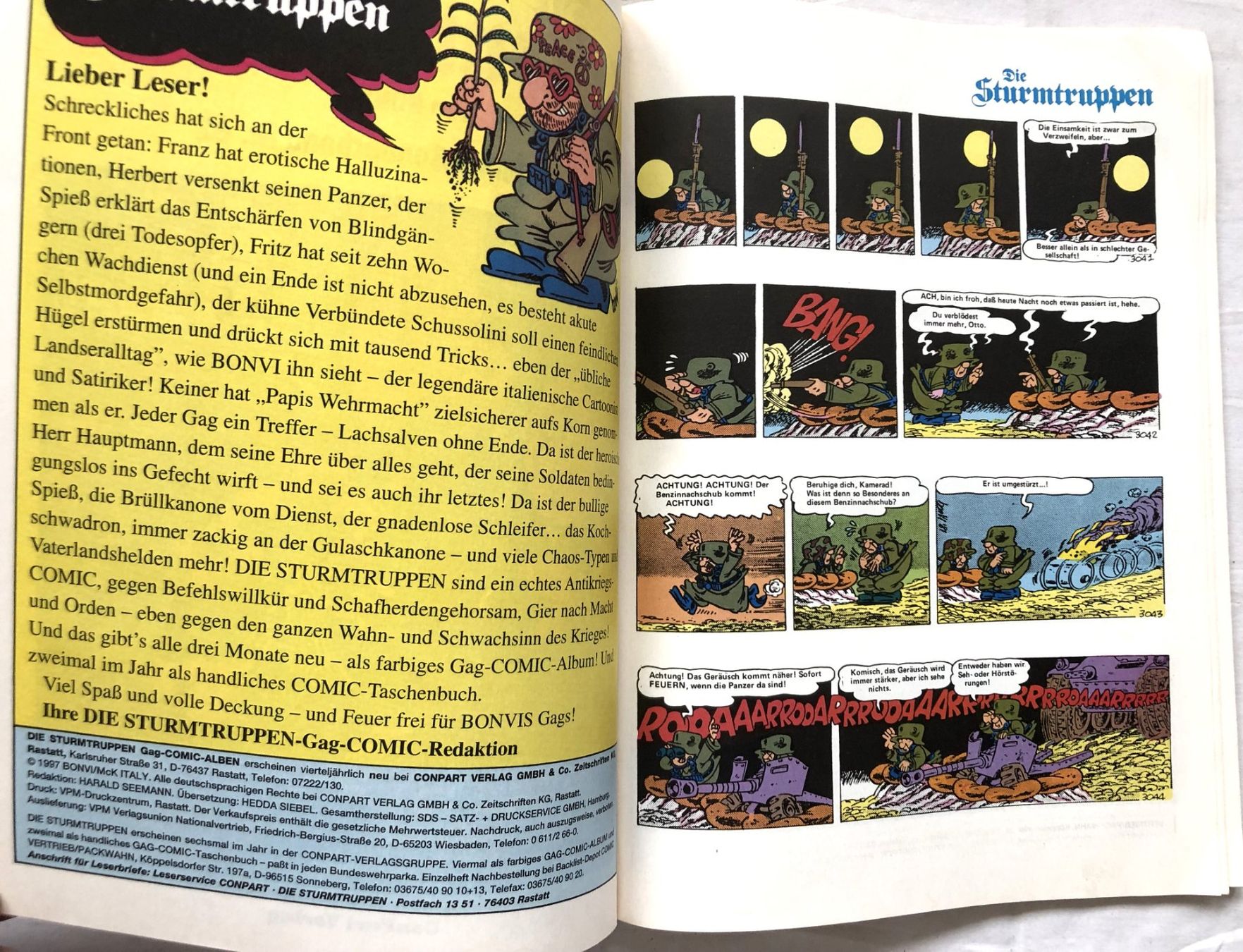 Fumetti: Die Sturmtruppen - Nr.62 - 1.Auflage – Usato da Schaffhausen venduto da durruti 2