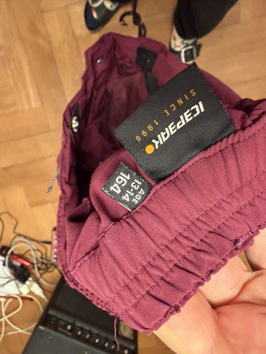 Icepeak Pantaloni: Zip-off Trekkinghose Mädchen – Usato da Biel/Bienne venduto da barbarella73 3