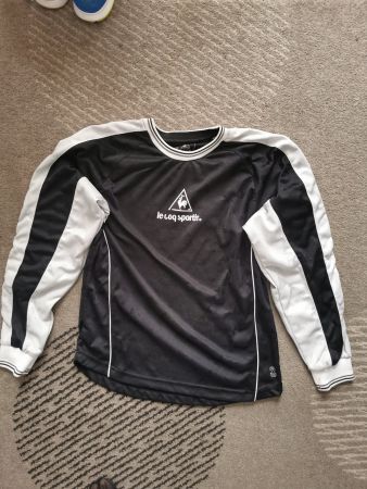 Torwärtertricot, Schwarz/Weiss, Le Coq Sportif,  Gr.M Top!