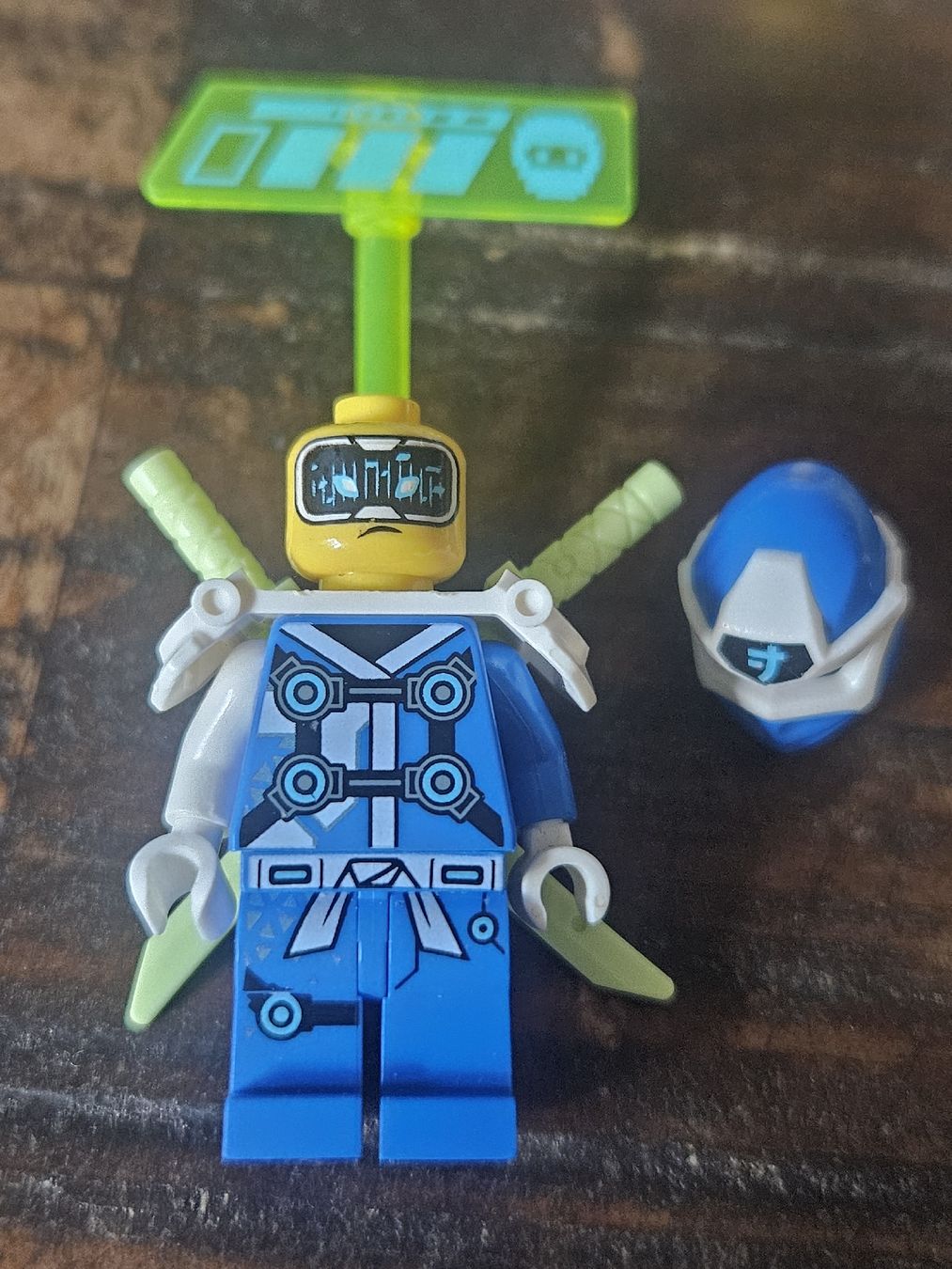 Lego Kit di costruzioni: lego figurine ninjago njo0563 Jay - Digi Jay, – Usato da Confignon venduto da Ecrofigs 1