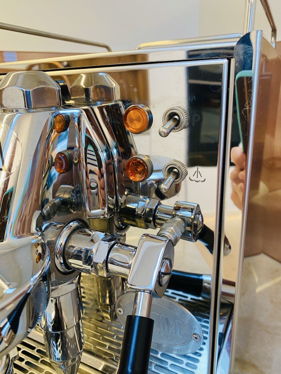 ECM Manufacture Kaffeemaschinen & Espressomaschinen: ECM Classika Pid Espressomaschine mit PID, Chrom, gebraucht – Gebraucht aus Muhen von Sonnenerbse 3