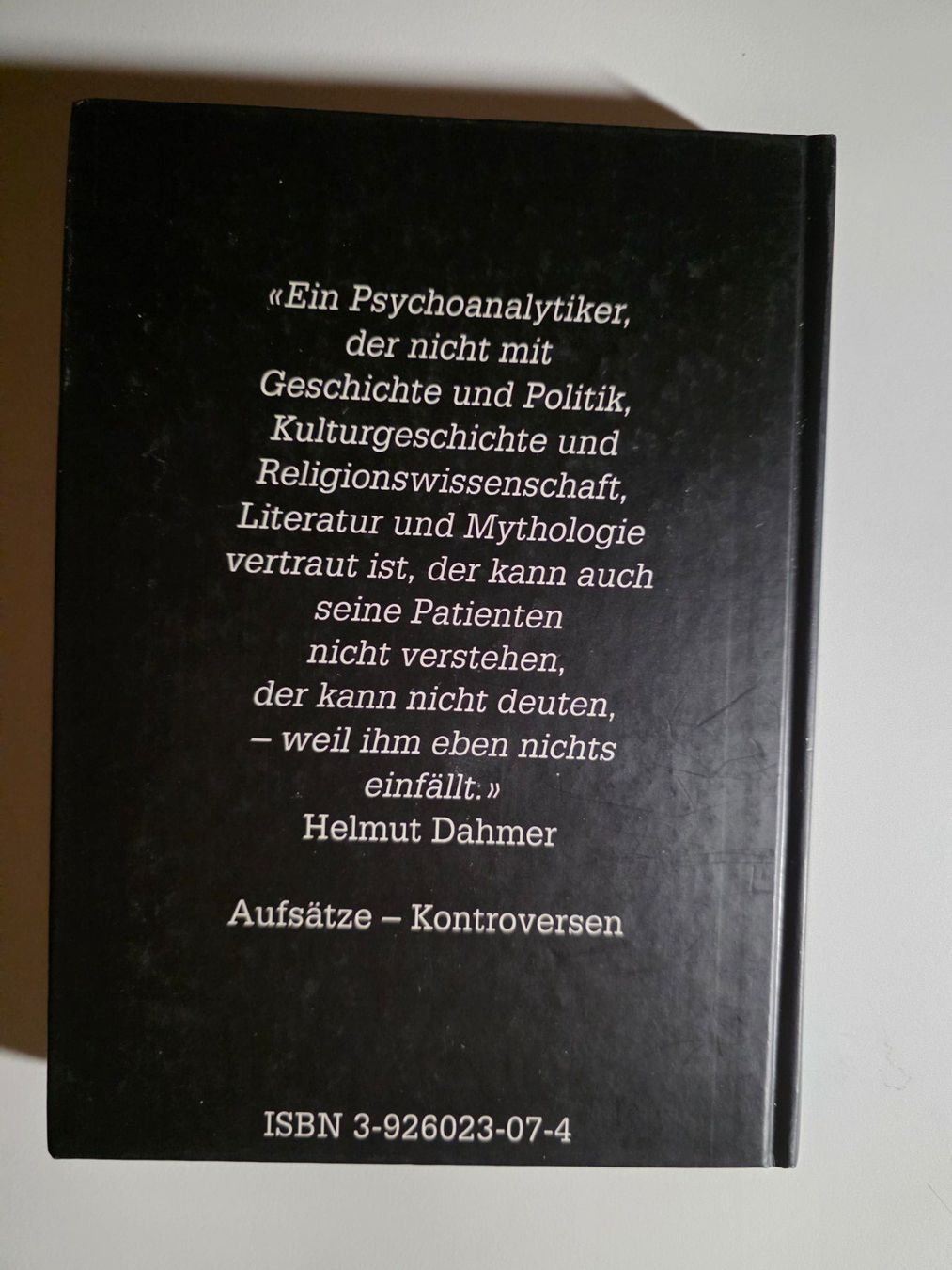 Libri: Helmut Dahmer - Psychoanalyse ohne Grenzen - 1989 – Usato da Walterswil BE venduto da Lonitti 3