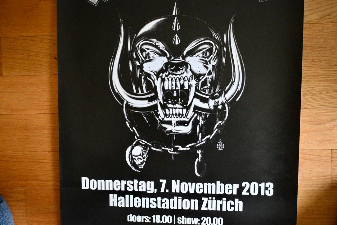 Schallplatten: Orginal Konzert MOTORHEAD Plakat 2013 Format 59 x 42cm – Gebraucht aus Pfaffhausen von mono_rec 4