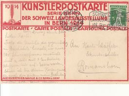 Landesausstellung Bern Künstlerpostkarte 1914