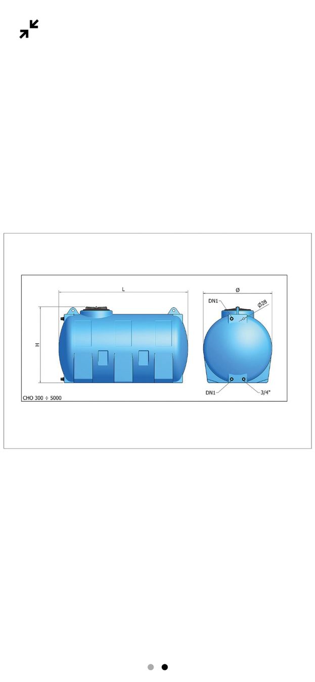 Abbeveratoi e trogoli: Regenwassertank Elbi 3000L – Nuovo e nell'imballaggio originale da Neukirch Egnach venduto da berti55 2