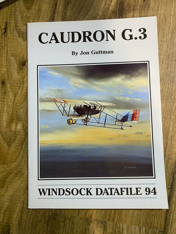 BUCH ENG CAUDRON G.3 WWI WINDSOCK DATAFILE 94 | Kaufen Auf Ricardo