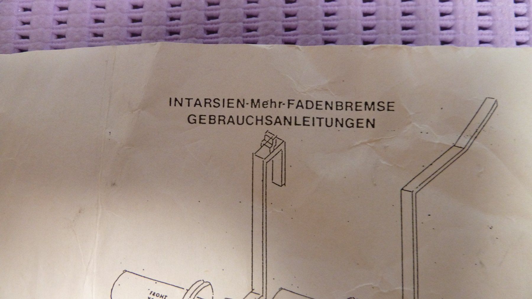 Alle Maschinen: Für Strickmaschine Fadenspanner – Gebraucht aus Siebnen von Ra-la-ra-ol 1