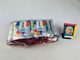100 x Panini FIFA WM 2026 Päckli total 700 Sticker NEU