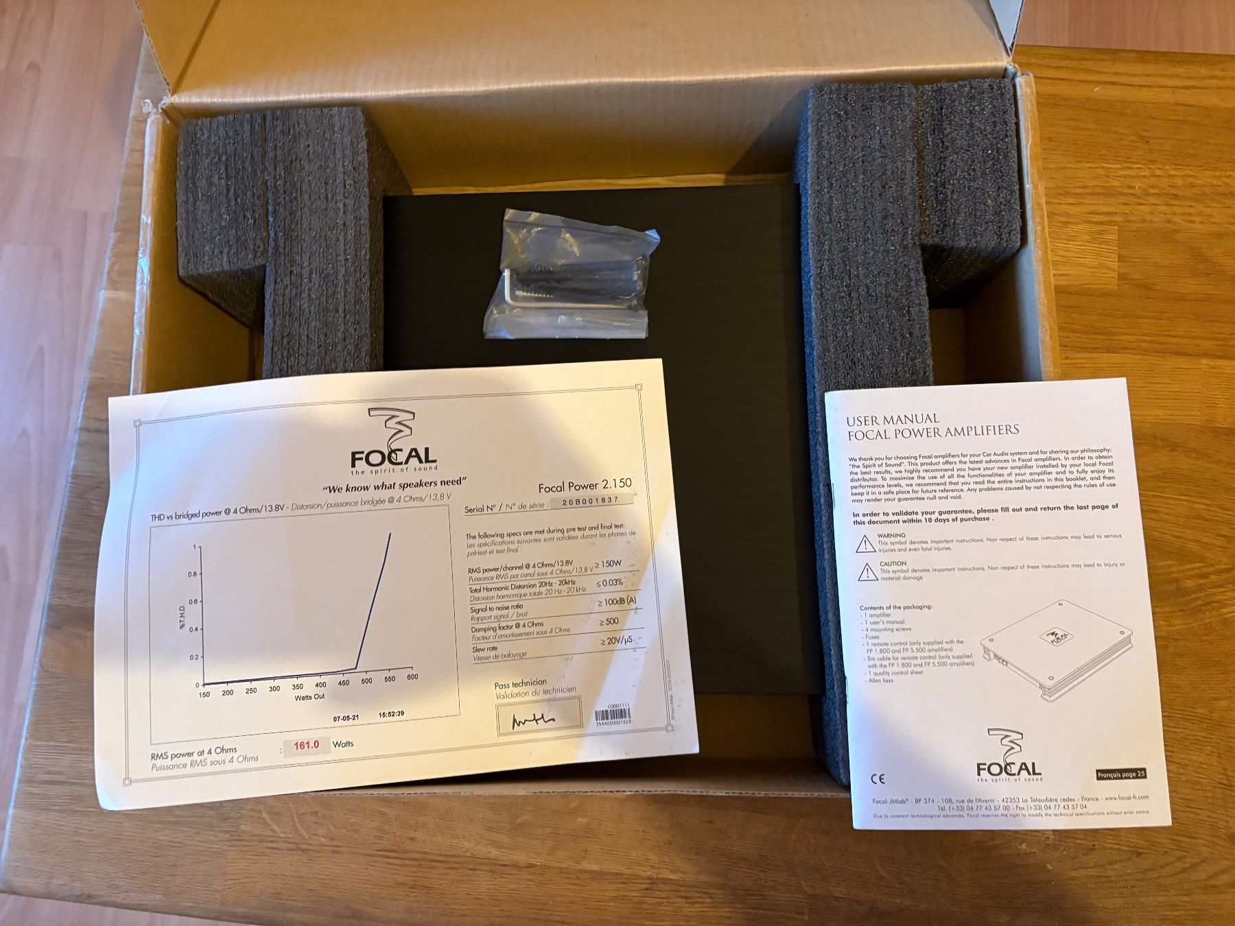 Focal Verstärker: Ampli focal  2.150 neuf – Neu und originalverpackt aus Biel/Bienne von pat_kh7v 5