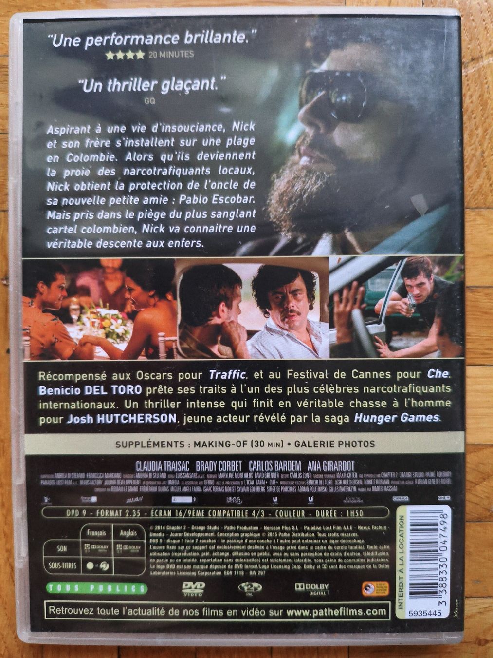 Tutti i DVDs: Escobar paradise lost – Usato da Renens VD venduto da kollar7 1
