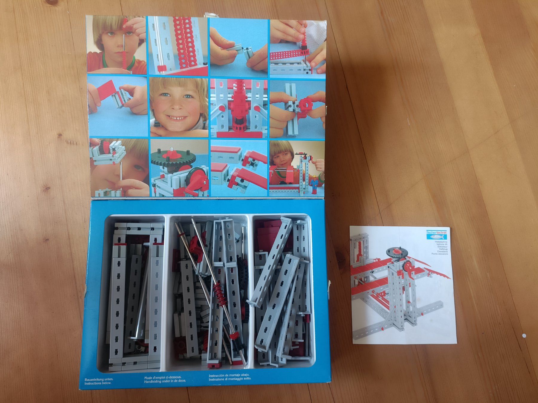 Fischer Kit di costruzioni: Fischer Technik Hebebühne – Usato da Scharnachtal venduto da aebnit 1