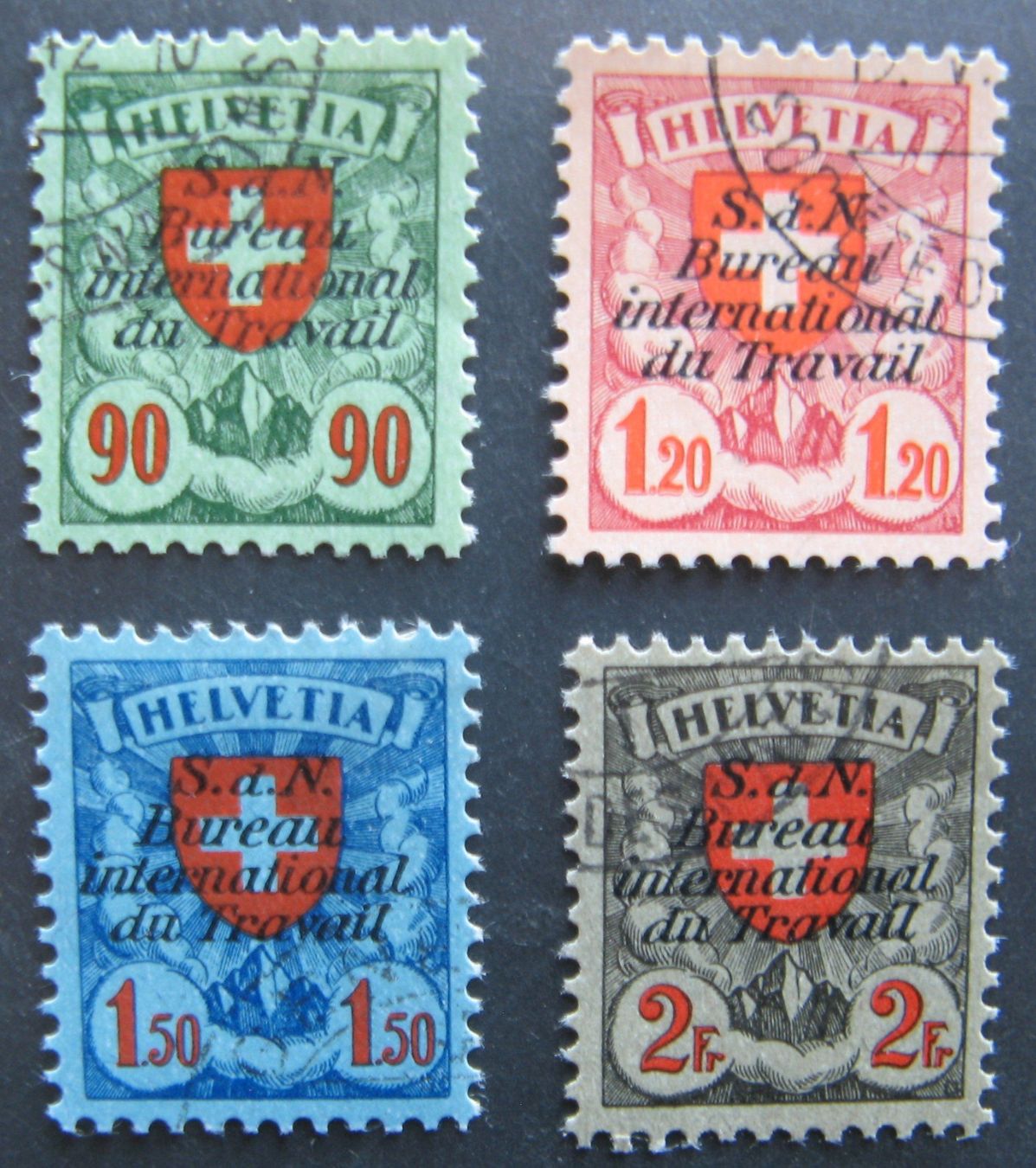 Alle Briefmarken: BIE (D V) gestempelt – Gebraucht aus Frauenfeld von Interessent1
