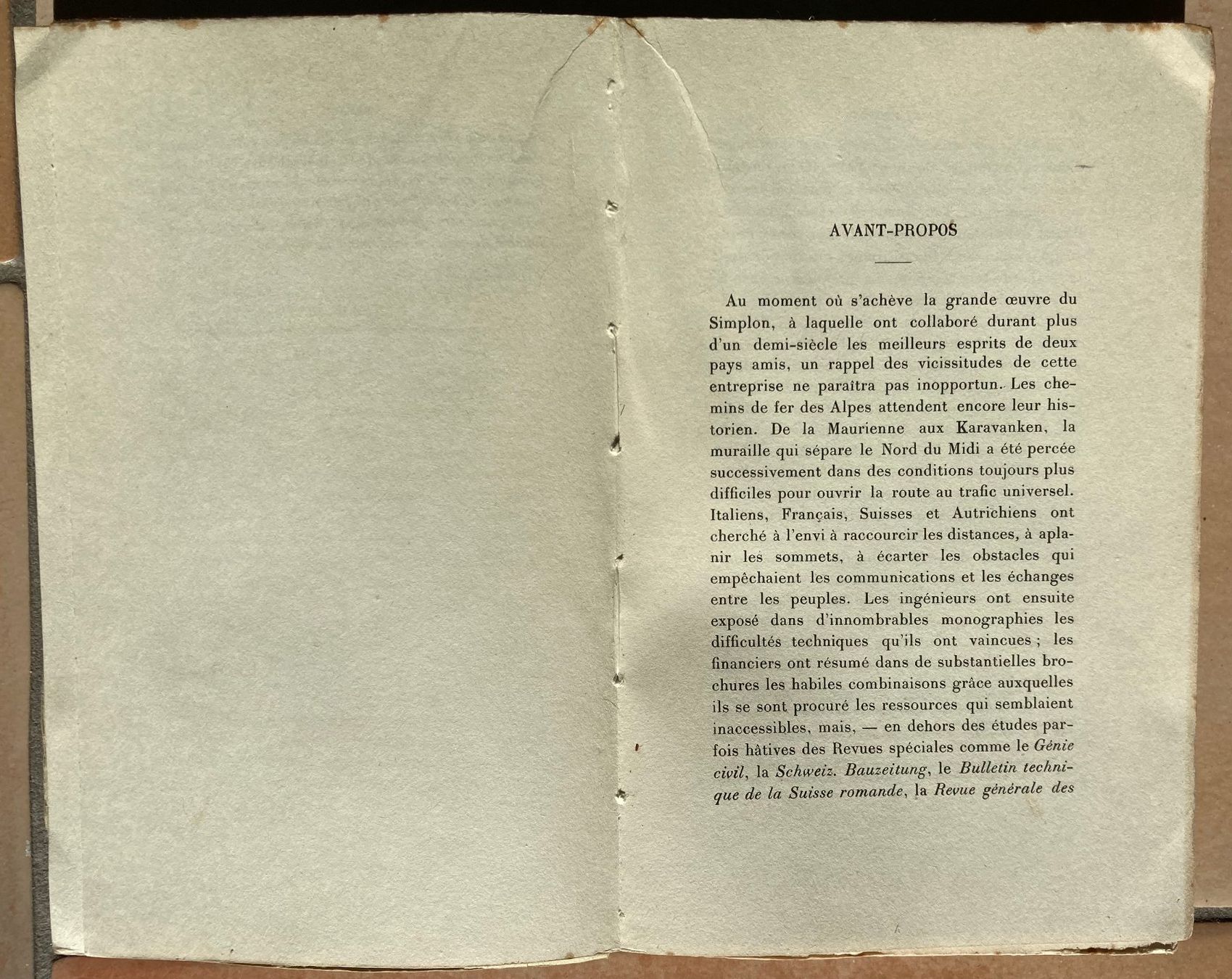 Libri: Histoire du Chemin de fer du Simplon - 1920 – Usato da Versoix venduto da Decapod 3
