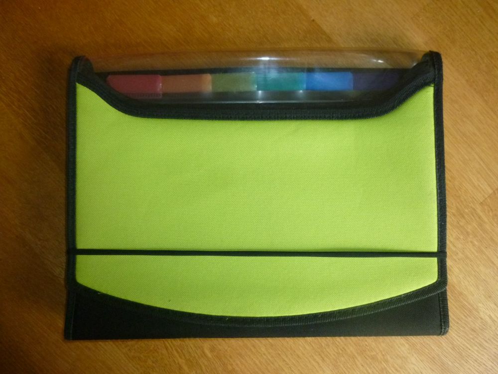 Fächer- & Ordnungsmappen Koogel Fächermappe A5,Dokumentenmappe Mit Reißverschluss Und Etiketten Ordner Mit Gummiband