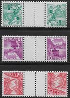 LOT S47z-49Az ** Serie Zwischensteg-Ausgaben top ab 1.-
