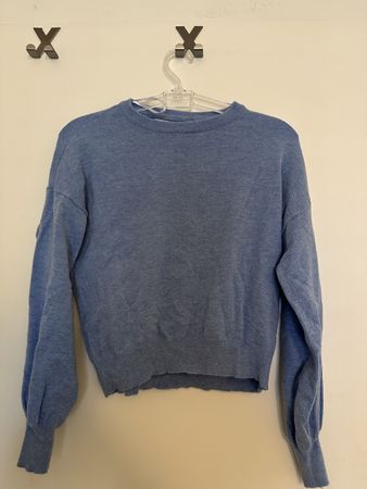 Damen Pullover Only blau Rundhalsausschnitt