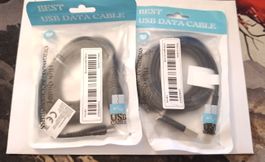 USB Datenkabel 3m Schwarz neu
