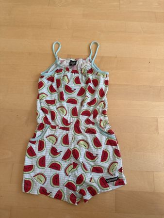 Vallila Jumpsuit Wassermelone defekt Grösse 110-116
