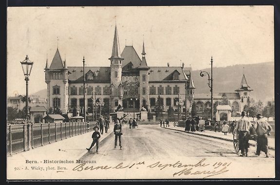 Ansichtskarten: Bern, Historisches Museum mit Strassenpa – Gebraucht aus Berlin von bartko-reher