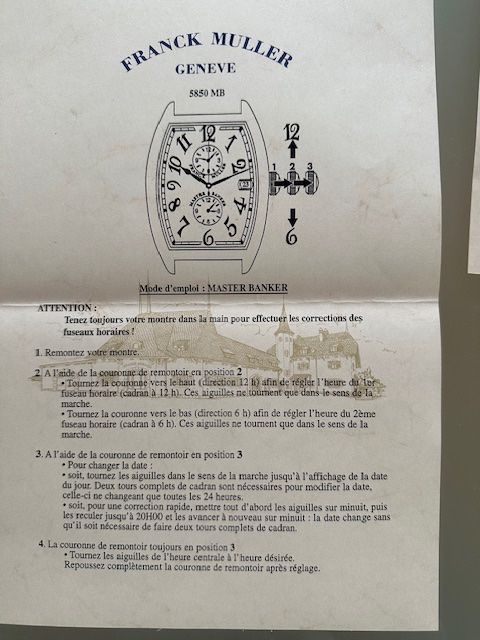 Franck Muller Orologi: Franck Muller Master Banker – Usato da Altendorf venduto da Eisenmaennchen 5
