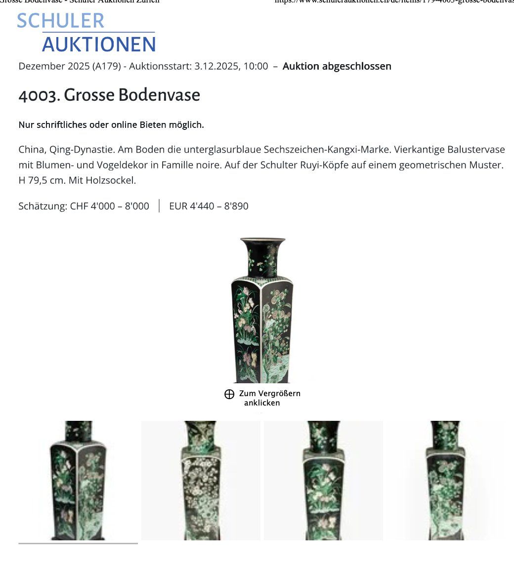 Vasi & Recipienti: Grosse Bodenvase- China – Usato da Zürich venduto da KURO_1 8