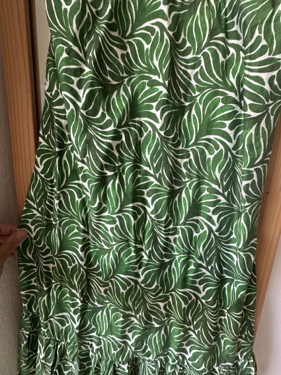 H&M Vestiti: H&M Green Leaf dress – Usato da Schaffhausen venduto da Nadiuna 7